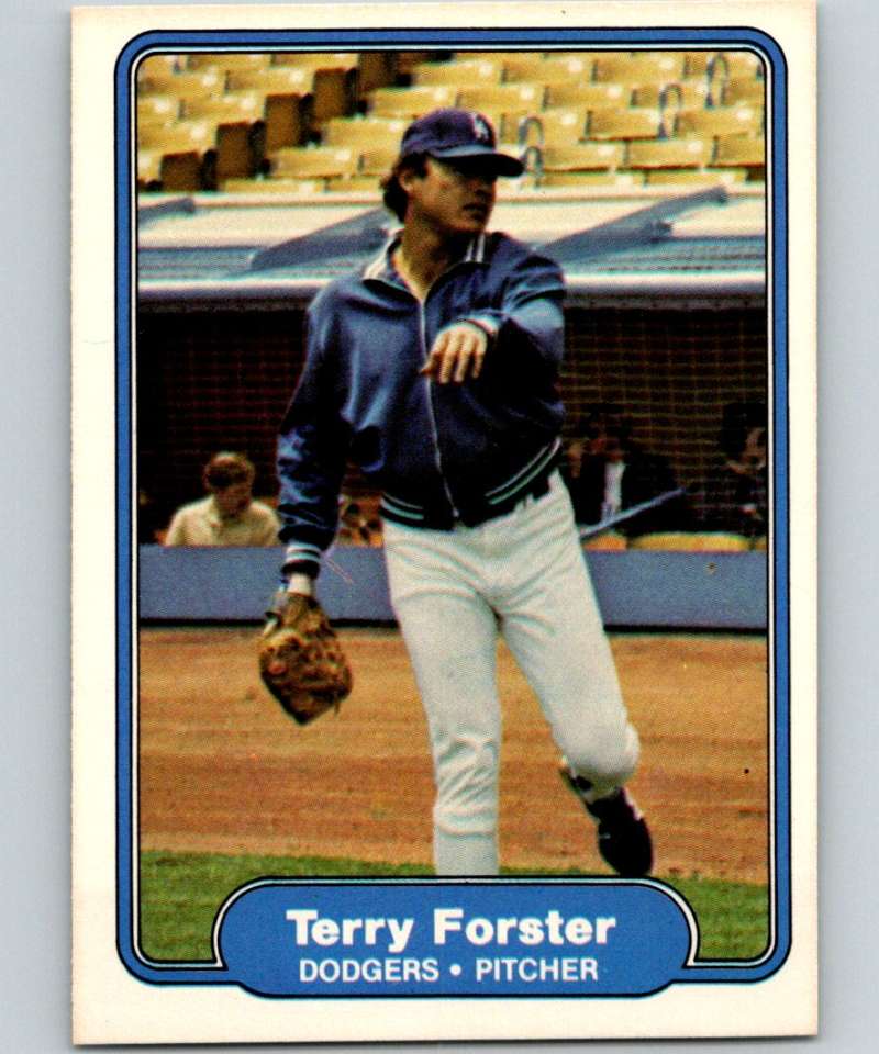 1982 Fleer #4 Terry Forster Dodgers Image 1