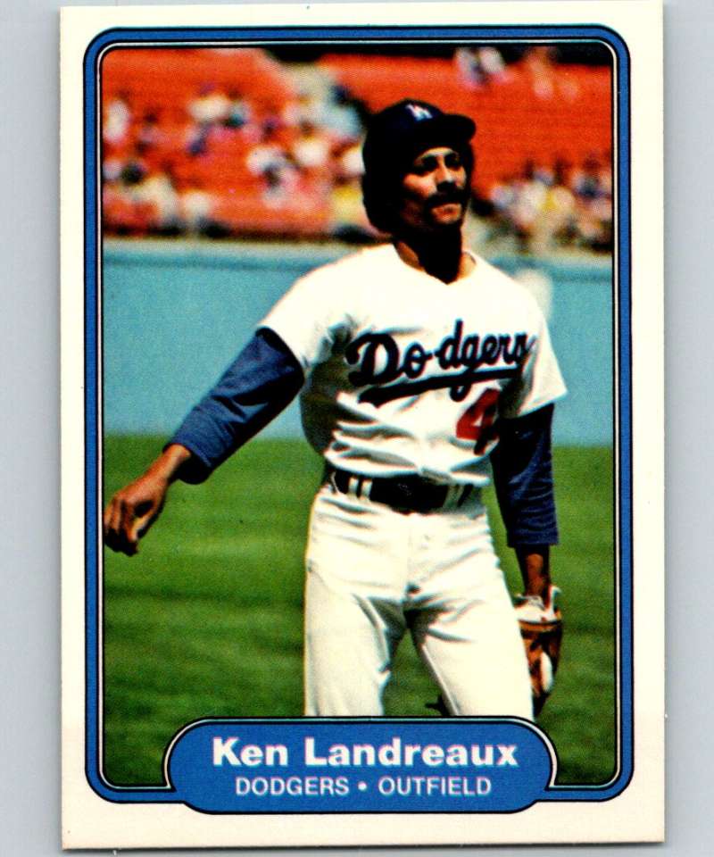 1982 Fleer #11 Ken Landreaux Dodgers Image 1