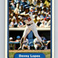 1982 Fleer #12 Davey Lopes Dodgers Image 1