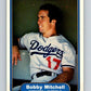 1982 Fleer #14 Bobby Mitchell RC Rookie Dodgers