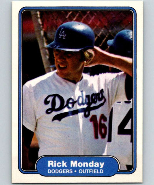 1982 Fleer #15 Rick Monday Dodgers Image 1