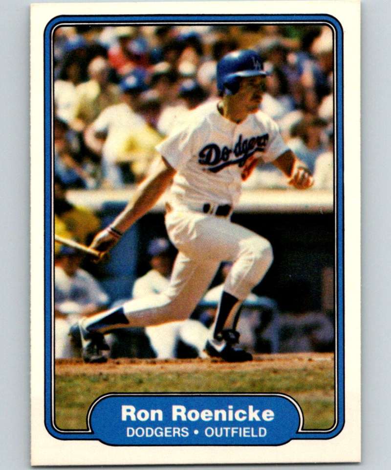 1982 Fleer #19 Ron Roenicke Dodgers Image 1