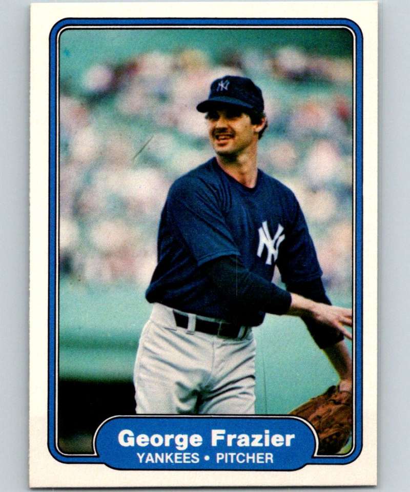 1982 Fleer #35 George Frazier Yankees Image 1