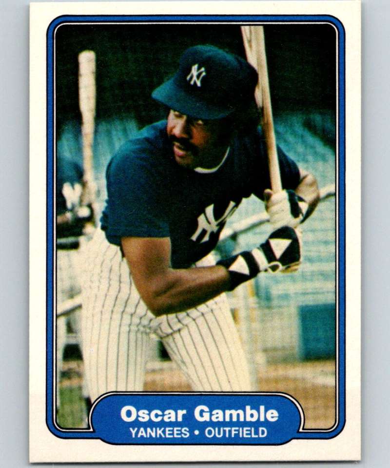 1982 Fleer #36 Oscar Gamble Yankees Image 1