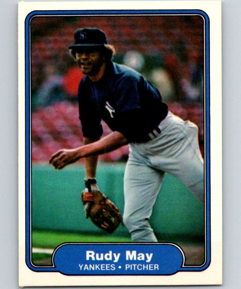 1982 Fleer #41 Rudy May Yankees Image 1