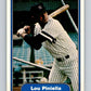 1982 Fleer #48 Lou Piniella Yankees