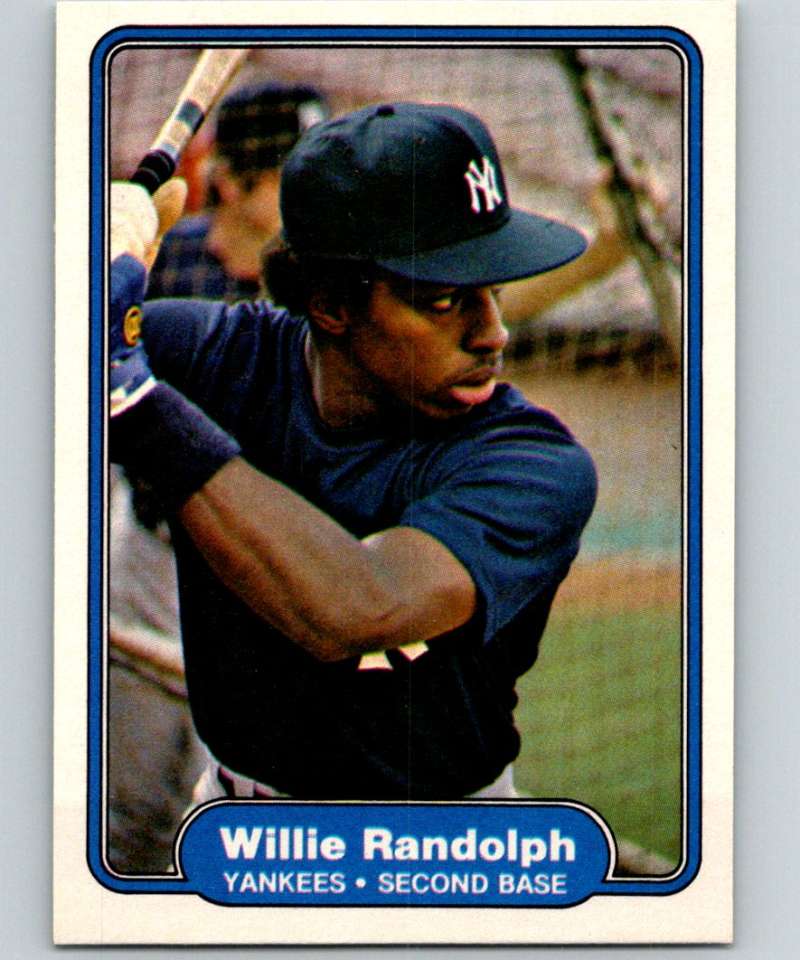 1982 Fleer #49 Willie Randolph Yankees