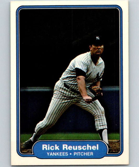 1982 Fleer #50 Rick Reuschel Yankees Image 1
