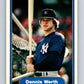 1982 Fleer #55 Dennis Werth Yankees Image 1