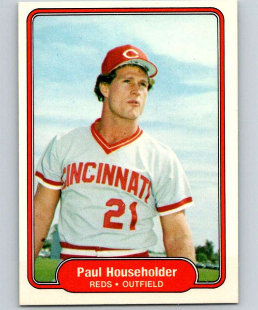 1982 Fleer #68 Paul Householder Reds Image 1