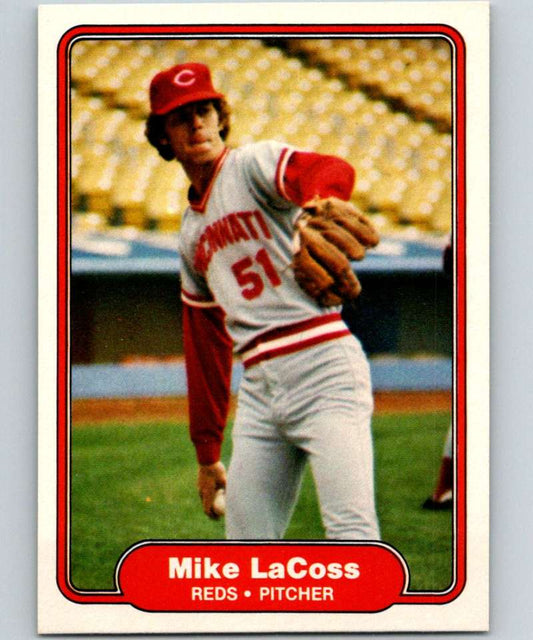1982 Fleer #72 Mike LaCoss Reds Image 1