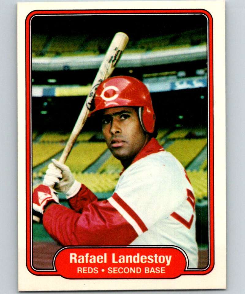 1982 Fleer #73 Rafael Landestoy Reds Image 1