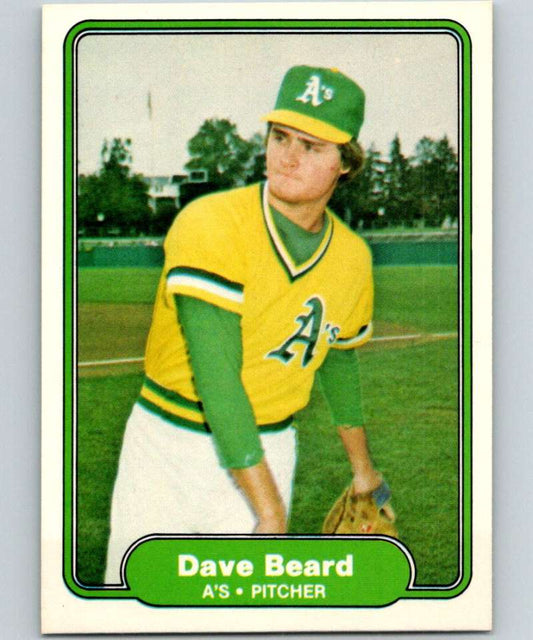 1982 Fleer #87 Dave Beard Athletics Image 1