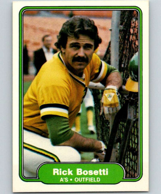 1982 Fleer #88 Rick Bosetti Athletics Image 1