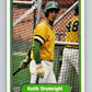 1982 Fleer #89 Keith Drumright RC Rookie Athletics Image 1