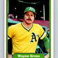 1982 Fleer #90 Wayne Gross Athletics Image 1