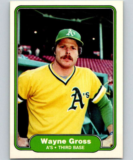 1982 Fleer #90 Wayne Gross Athletics Image 1