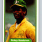 1982 Fleer #92 Rickey Henderson Athletics