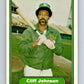 1982 Fleer #93 Cliff Johnson Athletics Image 1