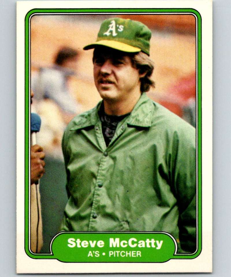 1982 Fleer #99 Steve McCatty Athletics Image 1