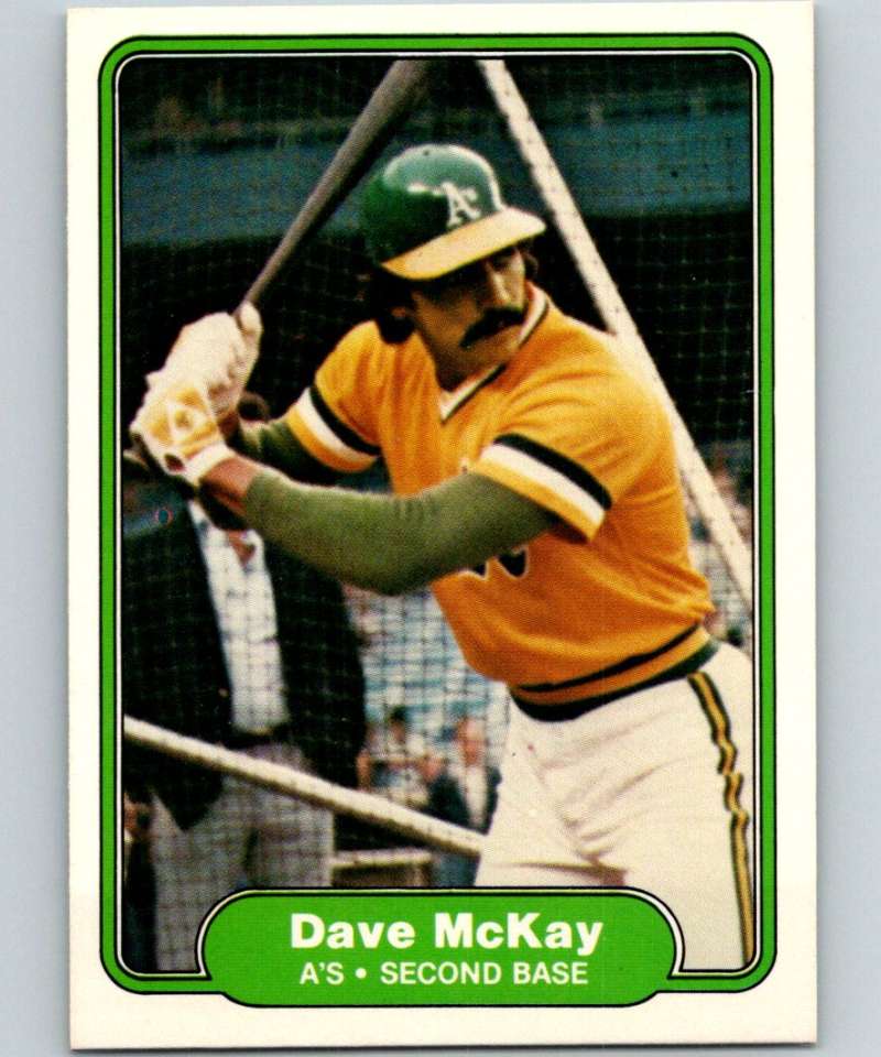 1982 Fleer #100 Dave McKay Athletics Image 1