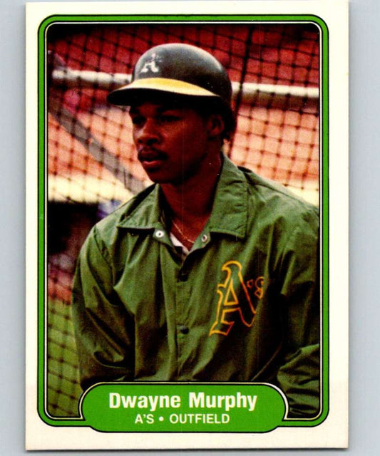 1982 Fleer #101 Dwayne Murphy Athletics Image 1