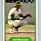 1982 Fleer #102 Jeff Newman Athletics Image 1