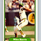 1982 Fleer #103 Mike Norris Athletics Image 1