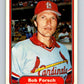 1982 Fleer #112 Bob Forsch Cardinals Image 1