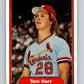 1982 Fleer #115 Tom Herr Cardinals Image 1