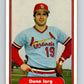 1982 Fleer #116 Dane Iorg Cardinals Image 1
