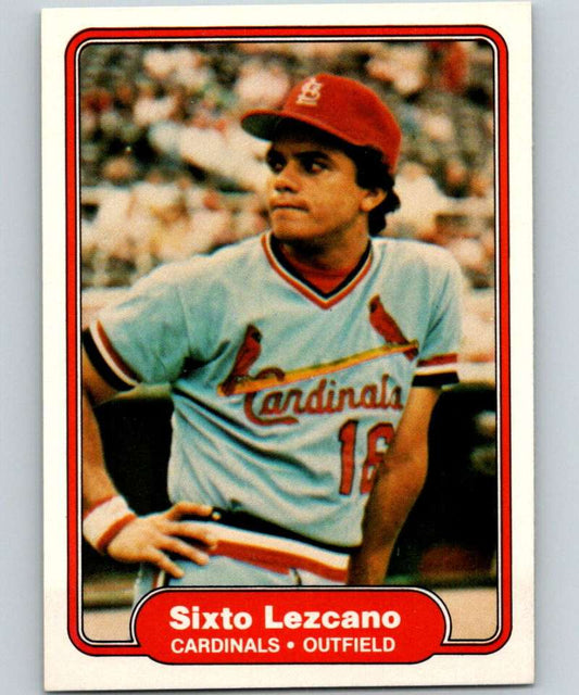 1982 Fleer #119 Sixto Lezcano Cardinals Image 1