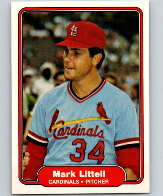 1982 Fleer #120 Mark Littell Cardinals Image 1