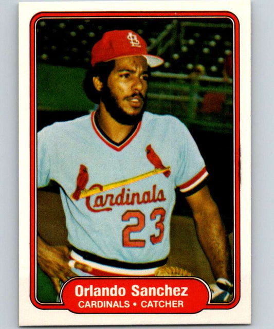 1982 Fleer #126 Orlando Sanchez Cardinals Image 1