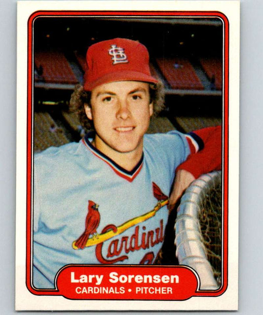 1982 Fleer #128 Lary Sorensen Cardinals Image 1