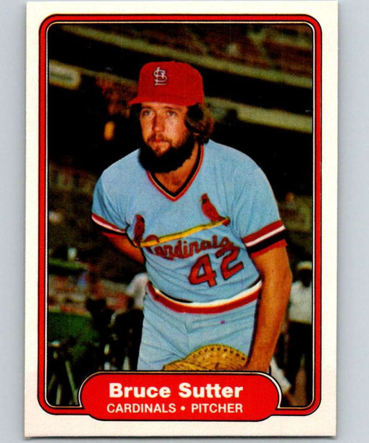 1982 Fleer #129 Bruce Sutter Cardinals