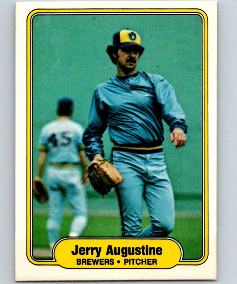 1982 Fleer #133 Jerry Augustine Brewers Image 1