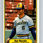 1982 Fleer #134 Sal Bando Brewers