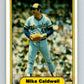 1982 Fleer #136 Mike Caldwell Brewers Image 1