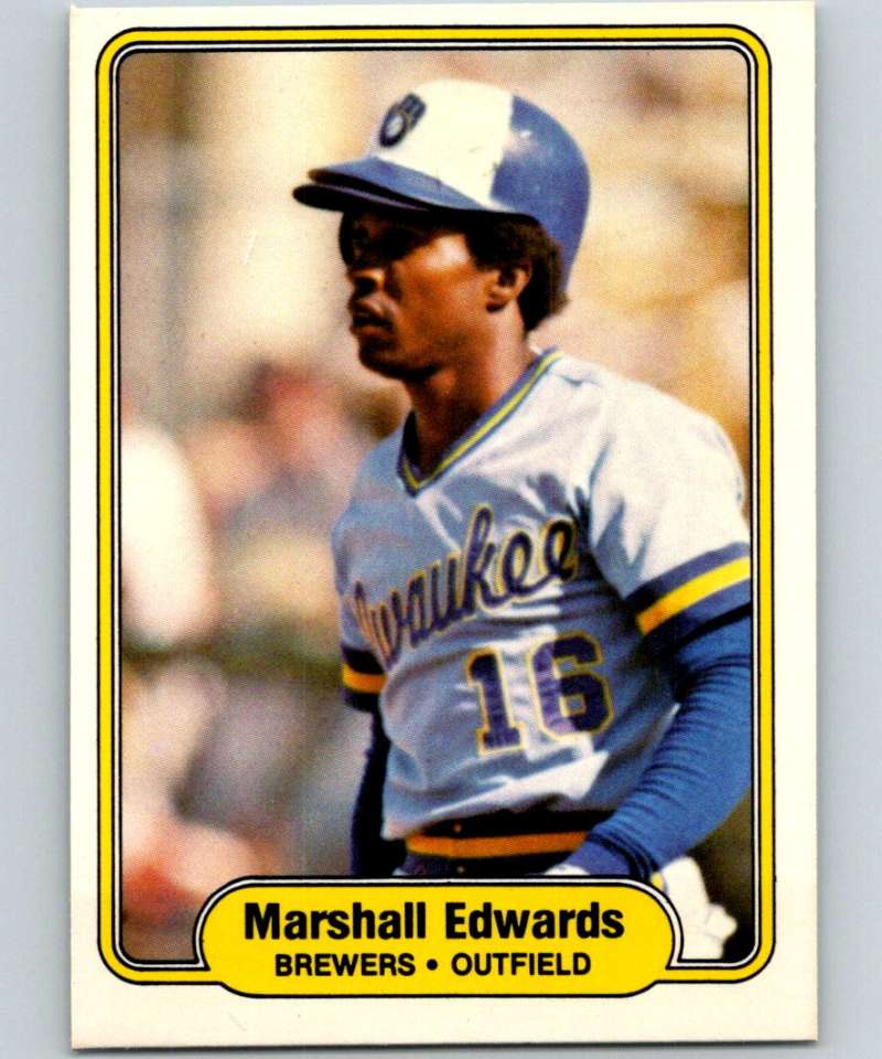 1982 Fleer #140 Marshall Edwards Brewers Image 1