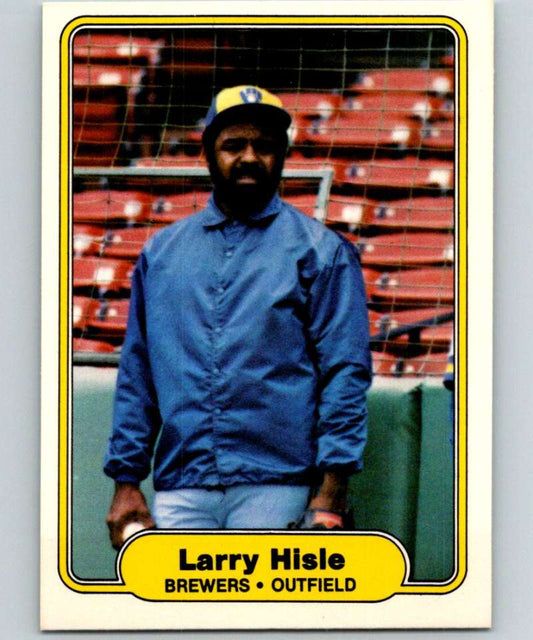 1982 Fleer #144 Larry Hisle Brewers Image 1