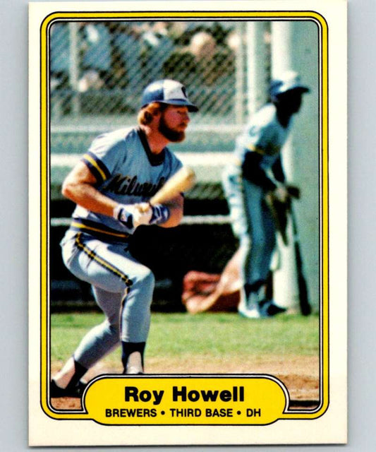 1982 Fleer #145 Roy Howell Brewers Image 1