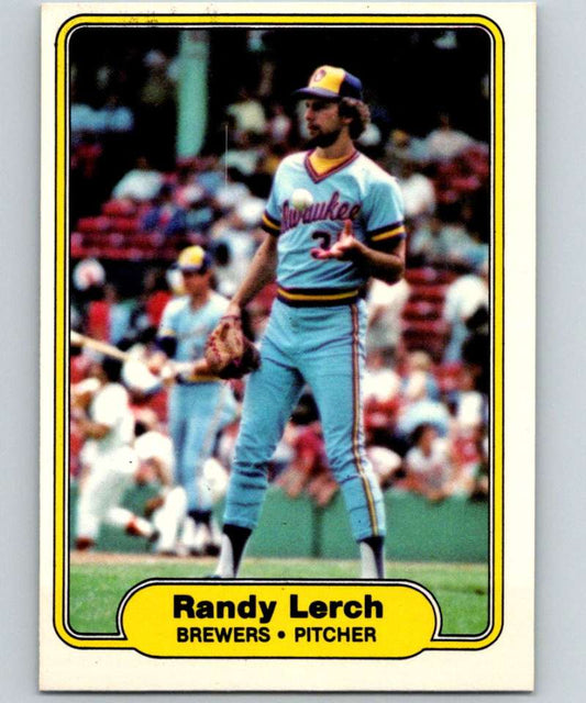 1982 Fleer #147 Randy Lerch Brewers Image 1