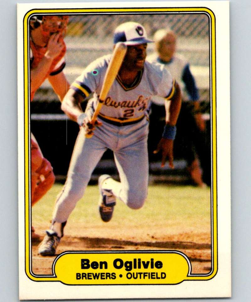 1982 Fleer #151 Ben Oglivie Brewers Image 1