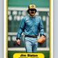 1982 Fleer #153 Jim Slaton Brewers Image 1