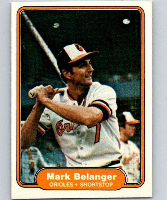 1982 Fleer #158 Mark Belanger Orioles