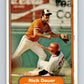 1982 Fleer #161 Rich Dauer Orioles Image 1