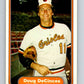 1982 Fleer #162 Doug DeCinces Orioles Image 1
