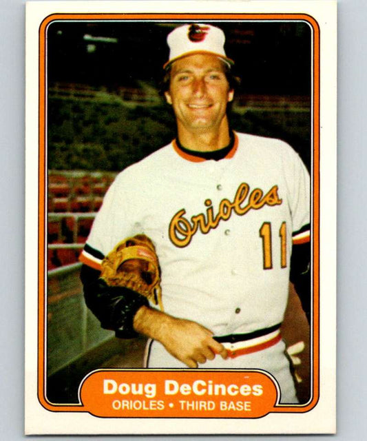 1982 Fleer #162 Doug DeCinces Orioles Image 1
