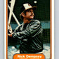 1982 Fleer #163 Rick Dempsey Orioles Image 1